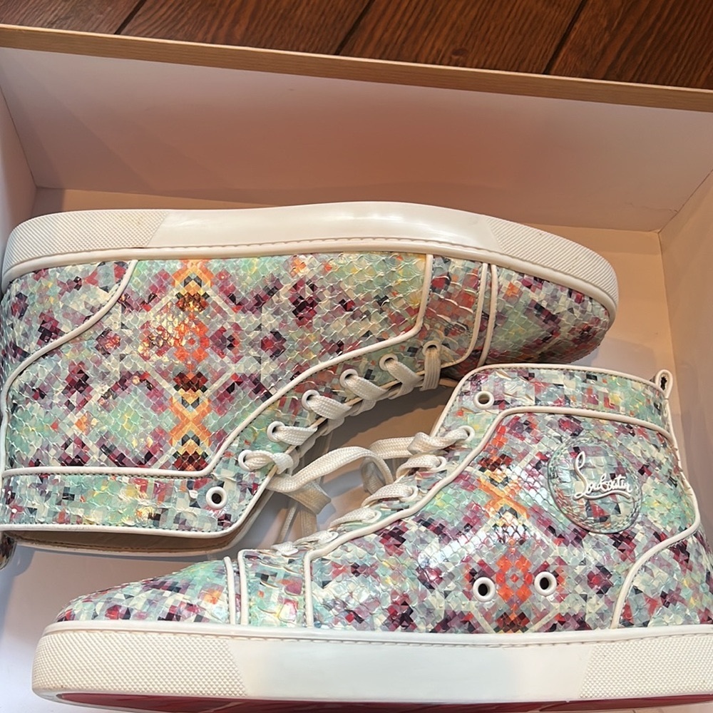 Christian Louboutin Python Men Sneaker european size 43.5. Great condition.